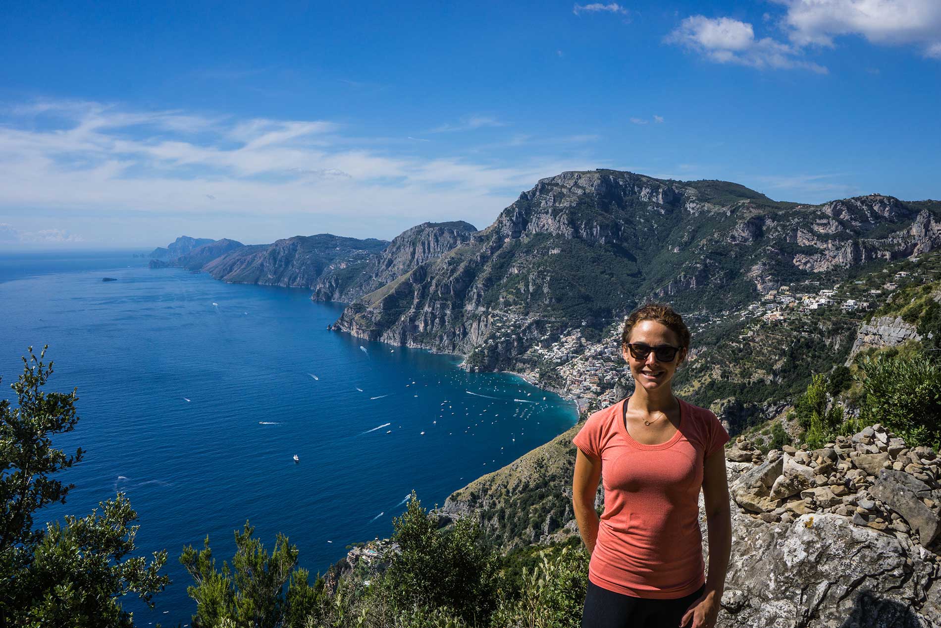 Hiking the Path of the Gods - Amalfi Coast, Italy.